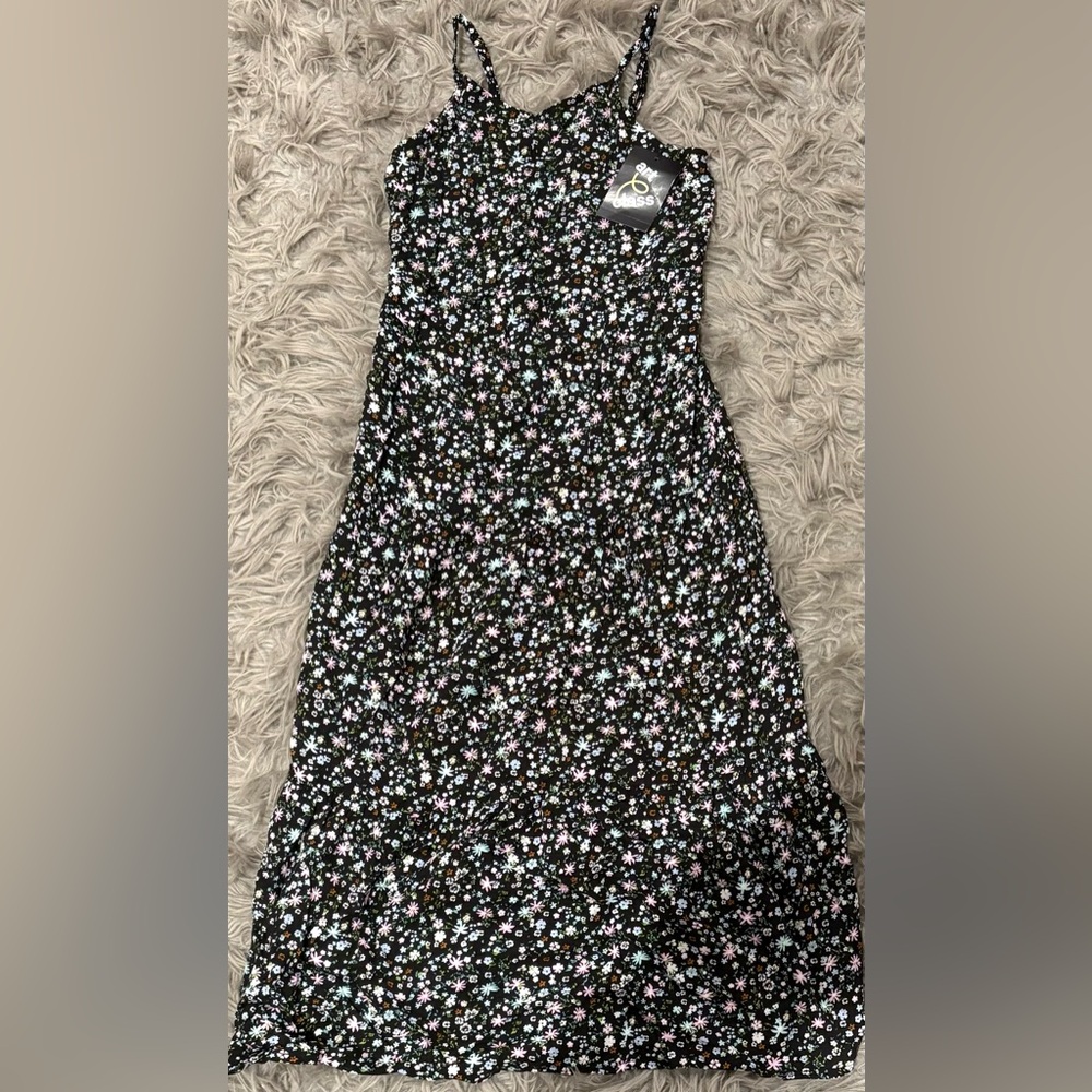 New With Tags Art Class Black Floral Kids Dress